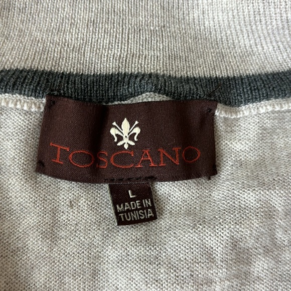 Toscano Men’s Sweater. Size L. - Picture 4 of 8